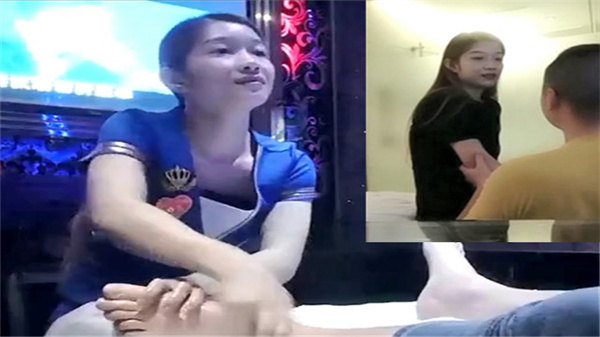 极品技师巨乳按摩，足疗会所骚穴被撩